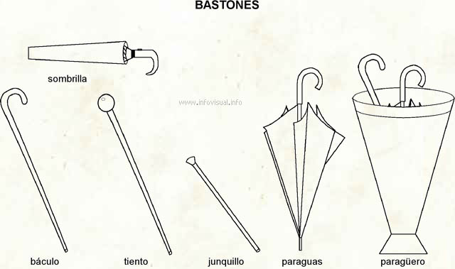 Bastones (Diccionario visual)